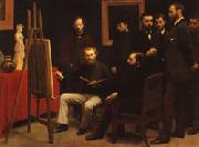 Henri Fantin-Latour A Studio in the Batignlles china oil painting artist